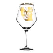 Carolina Gynning - Rödvinsglas Golden Butterfly 75 cl Guld