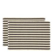 Södahl - Statement Stripe Bordstablett 33x48 2-pack Ash