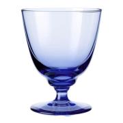 Holmegaard - Flow Glas på fot 35 cl Mörkblå