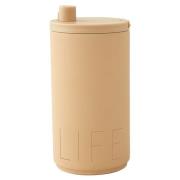 Design Letters - Travel Life Mugg 35 cl Beige