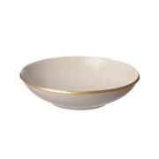 Heirol - Heirol x Nosse Djup Tallrik 24 cm Edge Ivory Gold