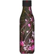 Les Artistes - Bottle Up Design Termosflaska 0,5L Svart M/Blommor