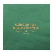 Edward Blom - Servett Allting Gott 33x33 cm 20-pack Grön