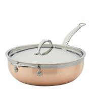 Hestan - Copperbond Traktörpanna med lock 28 cm 4,7 L Koppar