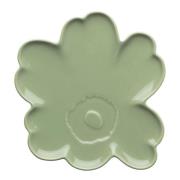 Marimekko - Unikko assiett 20 cm blomsterform sage