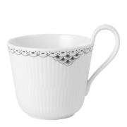 Royal Copenhagen - Black Lace mugg med högt handtag 33 cl