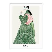 Poster & Frame - La Poire poster 50x70 cm green coat