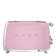 Smeg - Smeg Brödrost 4 skivor TSF02 kvadrat Rosa