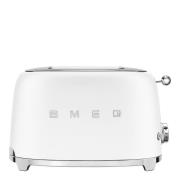 Smeg - Smeg Brödrost 2 skivor TSF012 Matt Vit