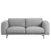 Rest soffa 2-sits hallingdale 123 (ljusgrå)