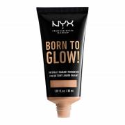 NYX Professional Makeup Born to Glow Naturally Radiant Foundation 30ml...