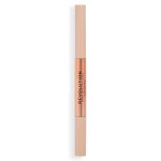 Makeup Revolution Fluffy Brow Duo Blonde - Dark Brown