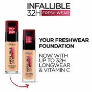 L'Oréal Paris Infallible 32hr Freshwear Liquid Foundation (Various Sha...