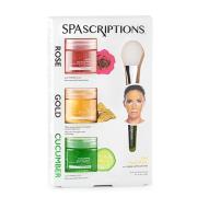 SpaScriptions Gold, Rose & Cucumber Gel Masks 150 ml