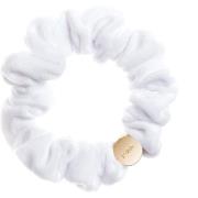 Dark Velvet Mini Scrunchie Cool White