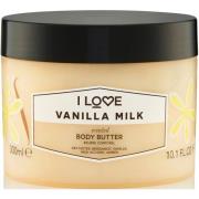 I Love Vanilla Milk Scented Body Butter - 300 ml
