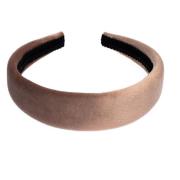 Dark Velvet Hair Band Broad Nougat