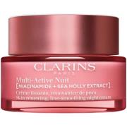 Clarins Multi-Acive Skin Renewing, Line-Smoothing Night Cream All Skin...