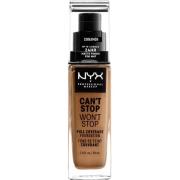 NYX Professional Makeup Can't Stop Won't Stop Foundation Cinnamon - 30...