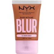 NYX Professional Makeup Bare With Me Blur Tint Foundation 15 Warm Hone...