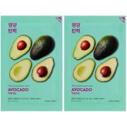 Holika Holika Duo Pure Essence Sheet Mask Avocado