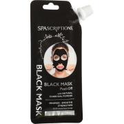 SpaScriptions Peel-Off Black Mask 30 ml