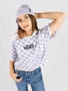 Vans Floral Checker Crop T-Shirt sweet lavender