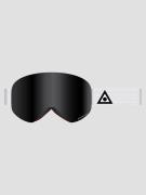 Ashbury Sonic White Triangle +Bonus Lens Goggle dark smoke lens/yellow