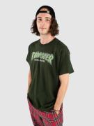 Thrasher Brick T-Shirt forestgreen