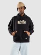 Levi's Skate Hoodie chenille patch black grey