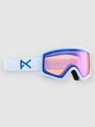 Anon Tracker 2.0 Crackle Kids Goggle blue amber