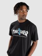 Santa Cruz X Thrasher Screaming Logo T-Shirt black