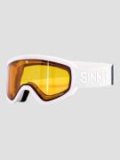 Sinner Estes Matte White Goggle orange