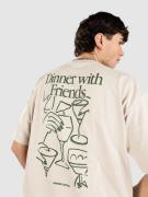 Another Cotton Lab Dinner With Friends T-Shirt off white