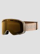 Sinner Olympia Matte Light Grey Goggle full gold mirror