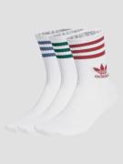 adidas Originals Crew 3 Pack Socks white/prerub/prloin/c