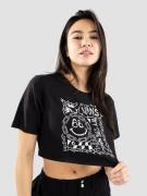 Vans Forever Checker Crew Crop Ii T-Shirt black