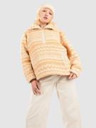 Rip Curl La Isla Polar Fleece Hoodie med Dragkedja off white