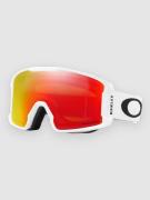 Oakley Line Miner Matte White Goggle prizm snow torch iridium