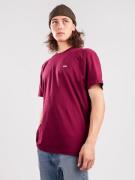 Vans Left Chest Logo T-Shirt burgundy