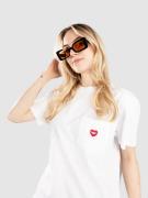 Carhartt WIP Pocket Heart T-Shirt white/red