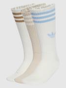 adidas Originals 3S High Cr S 3P Socks owhite/cbrown/owhite