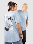 RIPNDIP Man I Love Felines T-Shirt powder blue