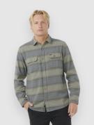 Rip Curl Line Up Flannel Skjorta deep cactus