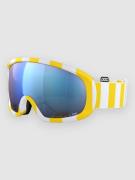POC Fovea Mid Jaune/Blanc Goggle partly sunny blue