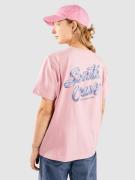 Santa Cruz Ribbon Script Dot T-Shirt universal pink