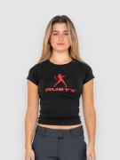 Rusty Devil Power Baby T-Shirt black