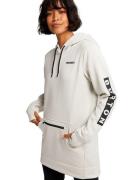 Burton Oak Long Hoodie stout white heather