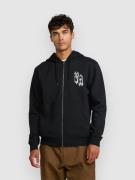 RVCA Benj Tiger Eyes Hoodie med Dragkedja black