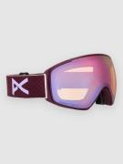 Anon M4S Toric Deep Cherry +Bonus Lens Goggle prcv cldy pink